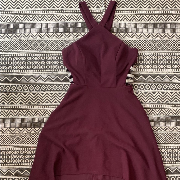 speechless burgundy dress